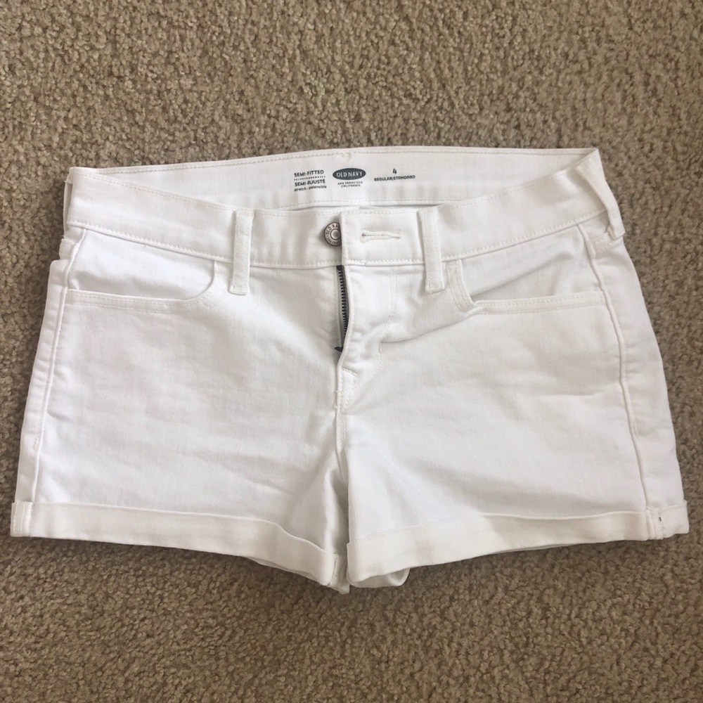 Old Navy White Denim Shorts